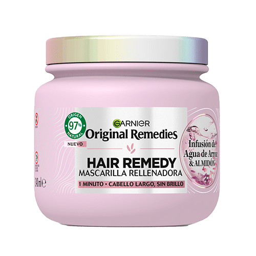 mascarilla agua de arroz